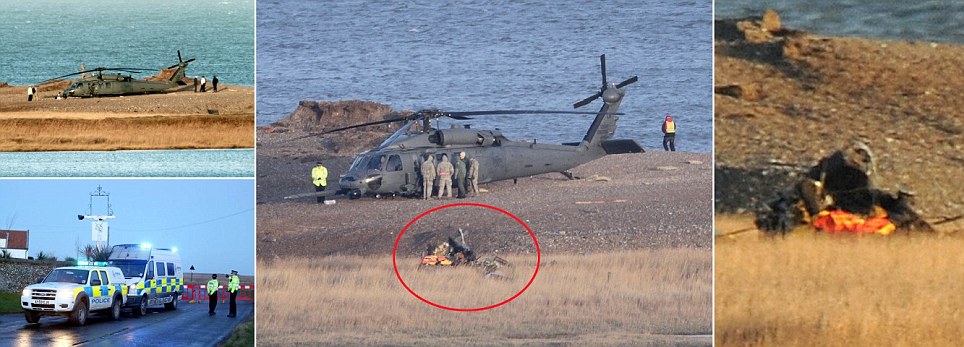 Helikopter AS Jatuh di Inggris Tewaskan Empat Awaknya